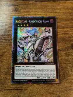 Argostars Adventurous Arion Starlight Rare DUAD-EN045 Duelist Advance Yugioh! - Image 1