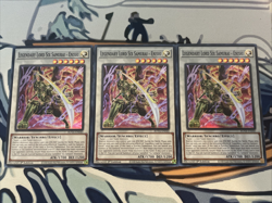 Yugioh Legendary Lord Six Samurai - Enishi x3 Super Rare ROTA-EN040 Near Mint - Image 1
