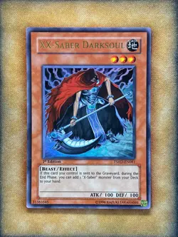 Yugioh XX-Saber Darksoul TSHD-EN081 Ultra Rare 1st Ed NM - Image 1