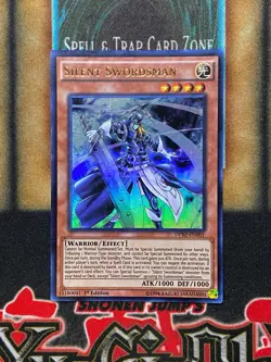 Yugioh Silent Swordsman DPRP-EN001 Ultra Rare 1st Ed NM - Image 1
