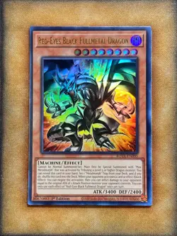 Yugioh Red-Eyes Black Fullmetal Dragon ROTA-EN005 Ultra Rare 1st Ed NM - Image 1