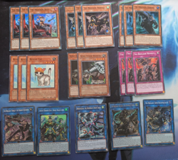 YuGiOh 22 Card Tri Brigade Deck Ft Kitt Kerass Shuraig Ferrijit Double Dragon - Image 1