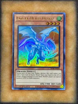 Yugioh Koa’ki Meiru Drago BLAR-EN059 Ultra Rare 1st Ed LP - Image 1