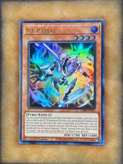 Yugioh Ice Ryzeal CRBR-EN003 Ultra Rare 1st Ed NM - Image 1
