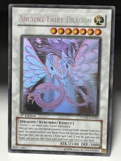 Yugioh! HP Ancient Fairy Dragon - ANPR-EN040 - Ghost Rare - 1st Edition Heavily - Image 1