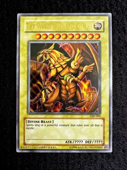 🔥YUGIOH • THE WINGED DRAGON OF RA • ULTRA RARE • GBI-003 • PROMO • LP🔥 - Image 1