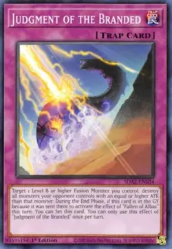 Judgment of the Branded - SDAZ-EN034 - Common - 1st Edition - Lightly Played - Image 1