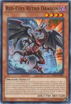 Red-Eyes Retro Dragon - LDK2-ENJ04 - Common - Unlimited Edition - Near Mint - Image 1