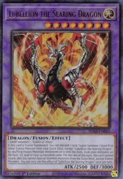 Lubellion the Searing Dragon - SDAZ-EN042 - Ultra Rare - 1st Edition - Lightly P - Image 1