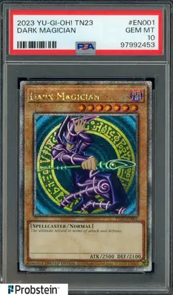 2023 Yu-Gi-Oh! TN23 #EN001 Dark Magician PSA 10 GEM MINT - Image 1