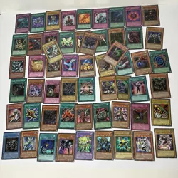 Vtg Yu-gi-oh Card Collection Lot All 57 Cards Are Holo Bundle Foils Dragon TCG - Image 1