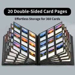 Pocket Trading Card Album, Card Collection Binder Card Holder Fit For MTG TCG - Image 1