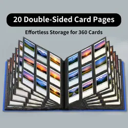 Pocket Trading Card Album, Card Collection Binder Card Holder Fit For MTG TCG - Image 5