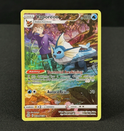 Pokemon TCG Card Vaporeon TG02 Ultra Rare Brilliant Stars Trainer Gallery - E-2 - Image 1