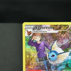 Pokemon TCG Card Vaporeon TG02 Ultra Rare Brilliant Stars Trainer Gallery - E-2 - Image 4