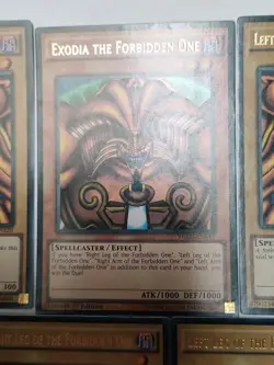 YuGiOh - Exodia The Forbidden One Complete Set - 1st YGLD-ENA17-21 - Ultra Rare - Image 3