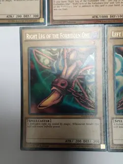 YuGiOh - Exodia The Forbidden One Complete Set - 1st YGLD-ENA17-21 - Ultra Rare - Image 5