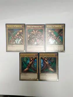 YuGiOh - Exodia The Forbidden One Complete Set - 1st YGLD-ENA17-21 - Ultra Rare - Image 1