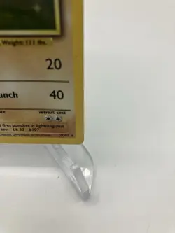 Hitmonchan Holo Base Set Unlimited 7/102 Pokemon Card Rare WOTC MP - Image 4