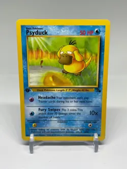 Psyduck - 53/62 - 1999 Common 1st Edition Fossil Pokemon Card LP - Image 1