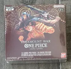 Bandai One Piece TCG Paramount War Card Game English Ver. OP-02 - Booster Box - Image 1