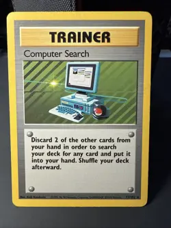 COMPUTER SEARCH - 71/102 - Base Set - Pokemon Card - MP - Image 1