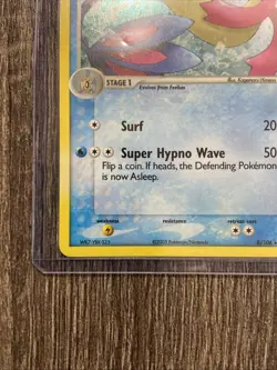 Pokemon TCG Milotic EX Emerald Holo Card 8/106 Rare - Image 5