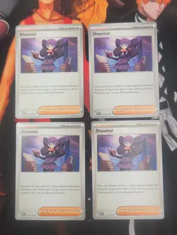 Shauntal 174/182 x4 - 4x Trainer Playset - Pokemon S&V Paradox Rift - 4 Card Set - Image 1