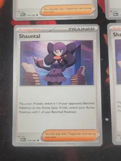 Shauntal 174/182 x4 - 4x Trainer Playset - Pokemon S&V Paradox Rift - 4 Card Set - Image 3