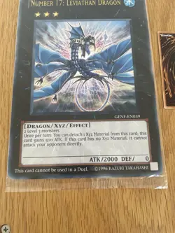Number 17 Leviathan Dragon - GENF-EN039 Promo - Oversized Big Jumbo Card YuGiOh - Image 3