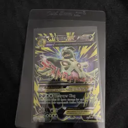 Pokemon M Tyranitar EX Full Art 92/98 XY-Ancient Origins Ultra Rare Holo LP Card - Image 1