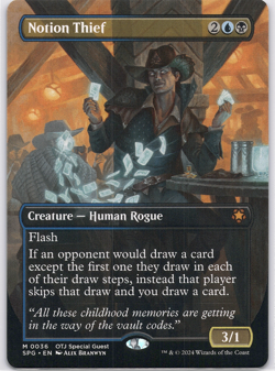 Notion Thief (Borderless - Special Guests) [Thunder Junction) (OTJ) [MTG] 036 - Image 1