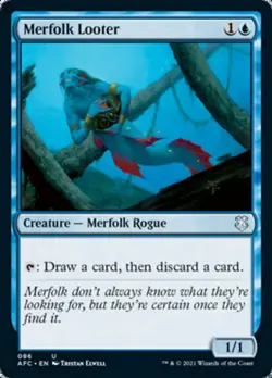 MTG Merfolk Looter [Dungeons & Dragons: Adventures in the Forgotten Realms - Image 1