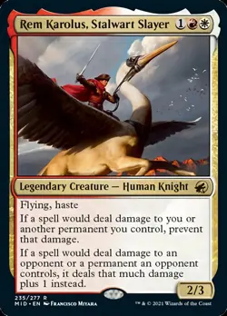 MTG Rem Karolus, Stalwart Slayer [Innistrad: Midnight Hunt] Near Mint - Image 1