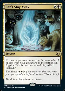MTG Can't Stay Away [Innistrad: Midnight Hunt] Near Mint - Image 1