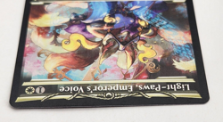 MTG- Light-Paws, Emperor's Voice (Showcase) - Kamigawa: Neon Dynasty ~ Rare #367 - Image 4