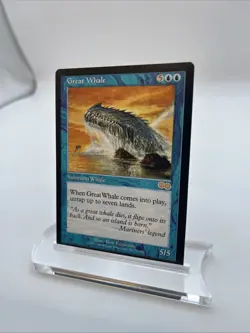 Great Whale Urza’s Legacy 1993 Near Mint Mtg Magic The Gathering Bob Eggleton - Image 3