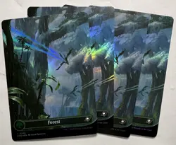 🌈 Forest - Full Art FOIL - MTG Edge Of Eternities EOE - NM - Image 1