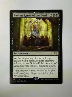 MTG x1 ENDLESS RANKS OF THE DEAD 1x MINT Midnight Hunt Commander MIC #116 Magic - Image 1