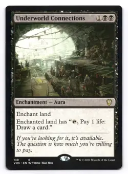 Underworld Connections LP Commander: Innistrad: Crimson Vow 138 MTG Regular - Image 1