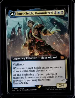 MTG: FINAL FANTASY #483 Emet-Selch, Unsundered (Extended Art) - Image 1