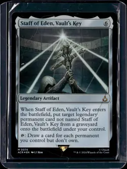 MTG: Assassin's Creed #76 Staff of Eden, Vault's Key (Foil) - Image 1