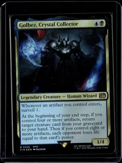 MTG: FINAL FANTASY #225 Golbez, Crystal Collector (Foil) - Image 1
