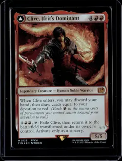 MTG: FINAL FANTASY #133 Clive, Ifrit's Dominant (Foil) - Image 1
