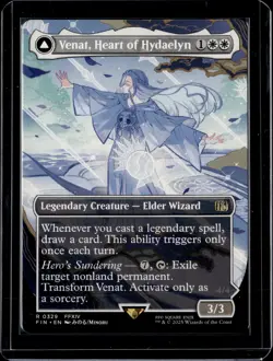 MTG: FINAL FANTASY #329 Venat, Heart of Hydaelyn (Borderless) - Image 1