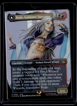 MTG: FINAL FANTASY #399 Kuja, Genome Sorcerer (Borderless, Foil) - Image 1