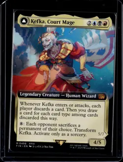 MTG: FINAL FANTASY #496 Kefka, Court Mage (Extended Art) - Image 1