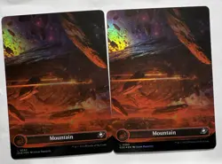 🌈 Mountain - Full Art FOIL - MTG Edge Of Eternities EOE - NM - Image 1