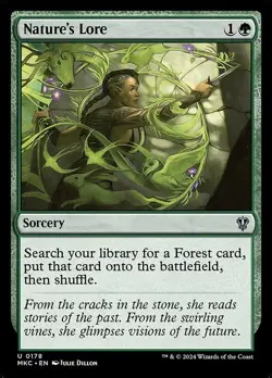 Nature's Lore - Commander: Murders at Karlov Manor MKC- MTG - NM - Magic - 178 U - Image 1
