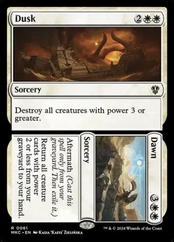 Dusk // Dawn - Commander: Murders at Karlov Manor MKC- MTG - NM - Magic - 61 R - Image 1
